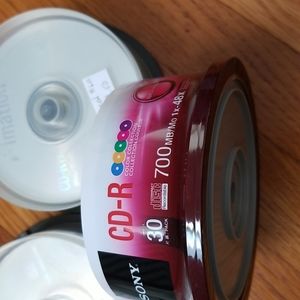 New CD-R, CD-RW discs